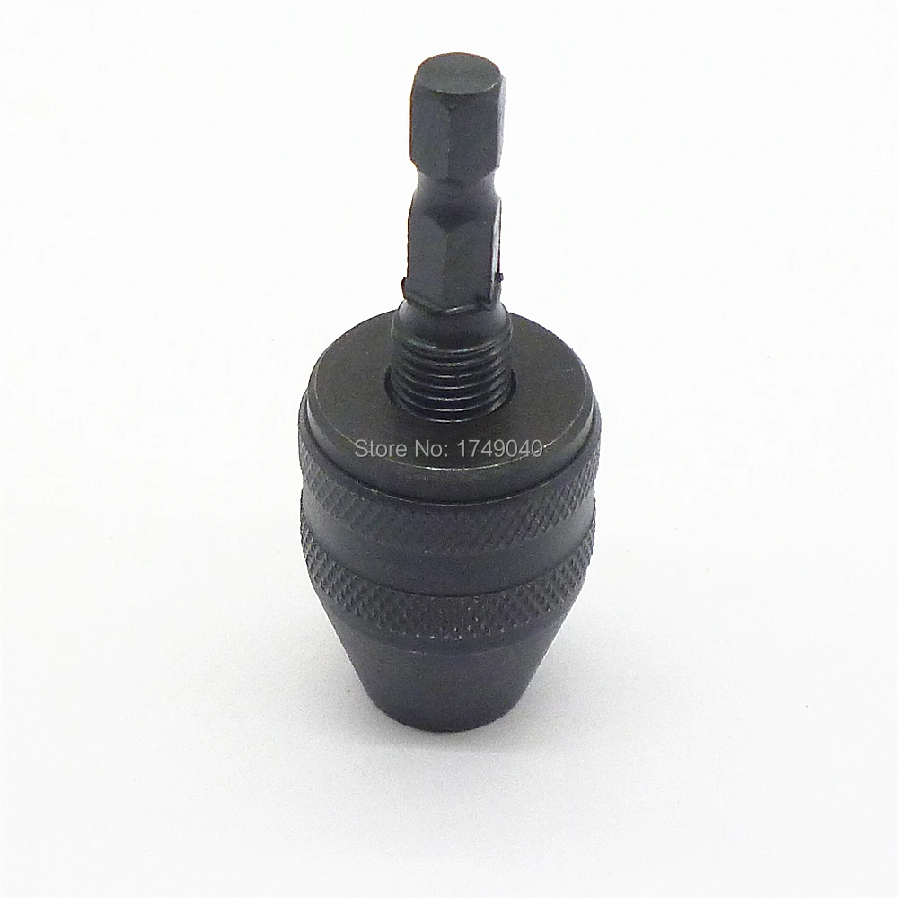 Keyless Drill Bit Chuck Quick Change Adapter Converter 1/4&quot Inch Hex Shank Clamping Range 0.5mm to 8mm Electric Tool | Инструменты