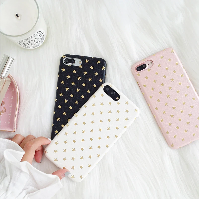 Модный чехол для телефона с золотой звездой для iphone 11, 11Pro, Max, XS, Max, X, XR, 6 S, 7, 8 Plus, задняя крышка, роскошный карамельный цвет, чехол s Coque