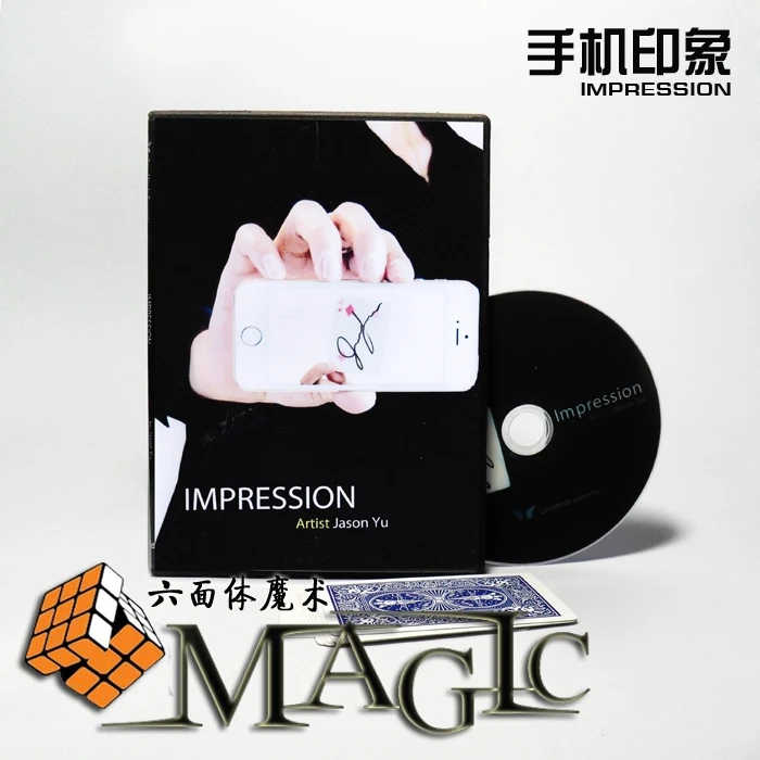 

Волшебная карта Impression sansminds для съемки крупным планом, товары для магических трюков, оптовая продажа, Бесплатная доставка