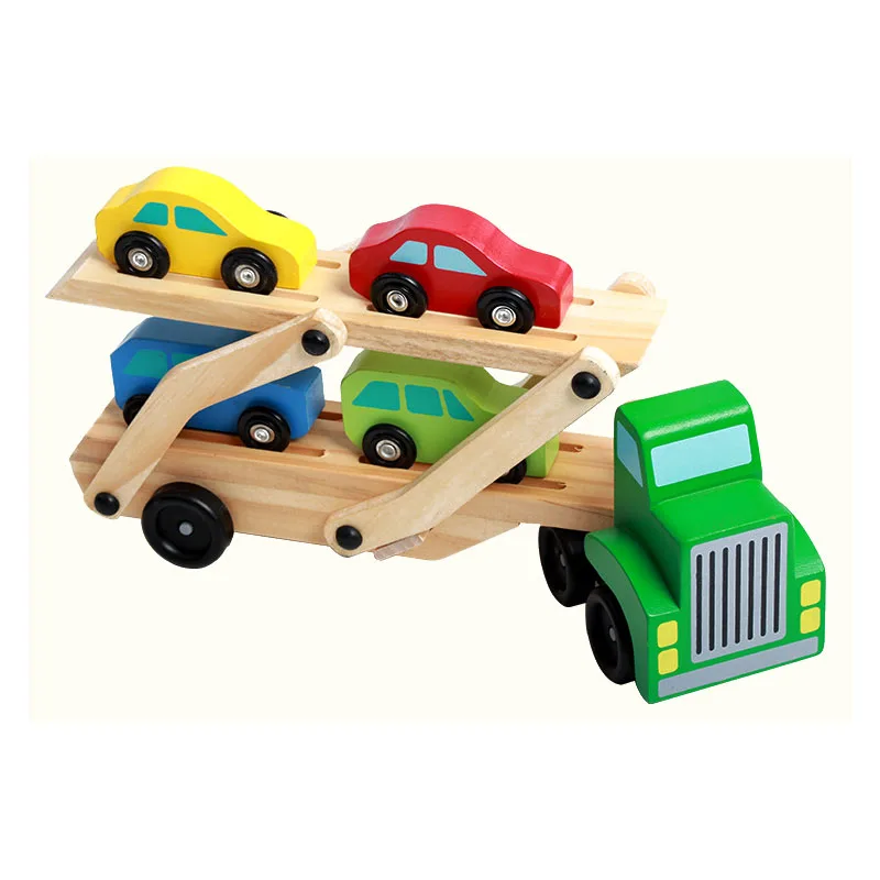 2018 Детские DIY деревянная игрушка грузовик Для детей раннего образования Diecasts