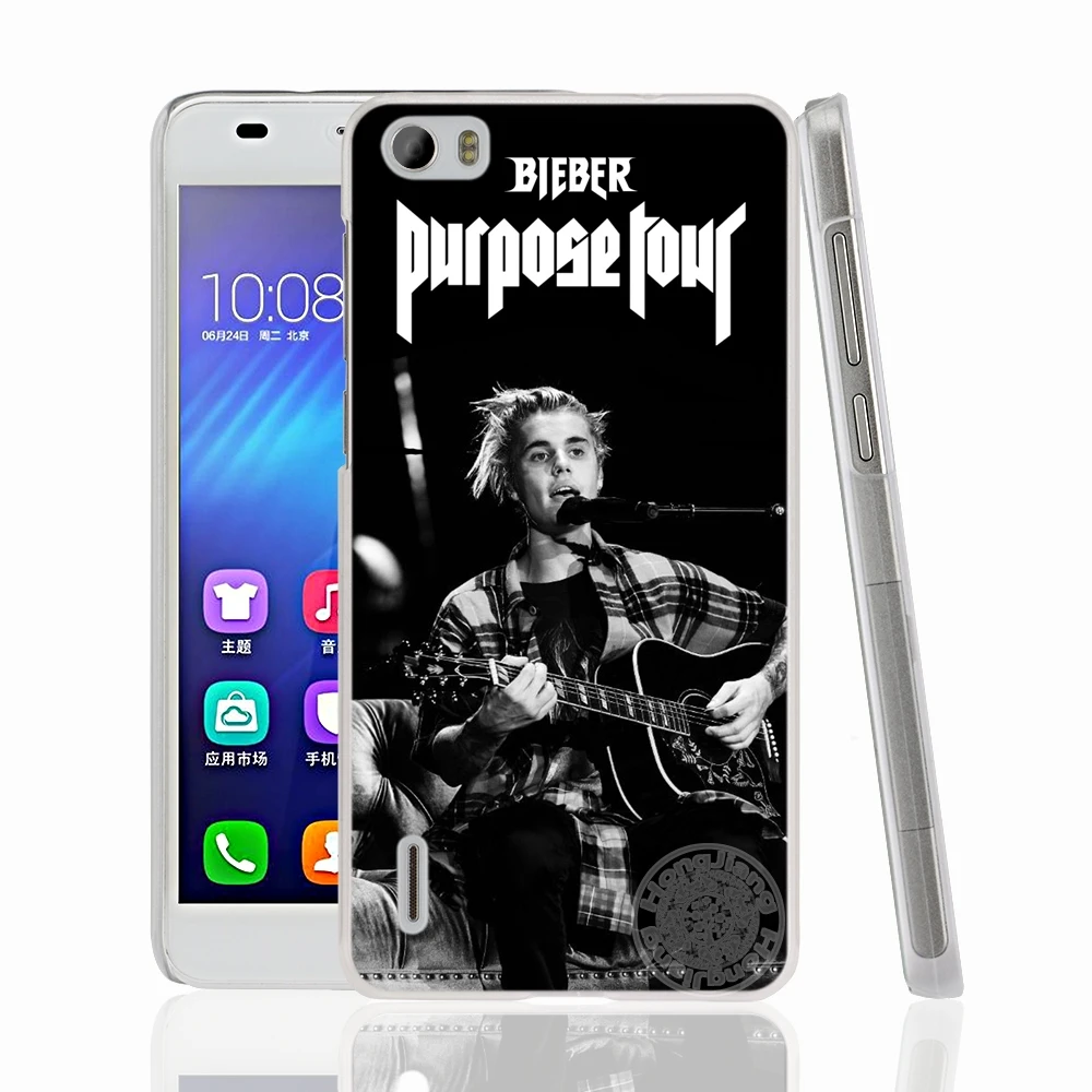 Универсальный чехол HAMEINUO для сотового телефона Джастин Бибер huawei honor 3C 4A 4X 4C 5X 6 7 8