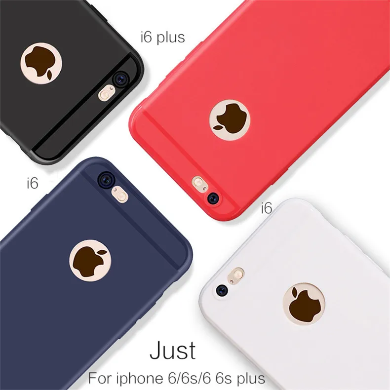Матовый Мягкий силиконовый чехол-накладка для iPhone X, чехол s, 8, 7, 6s, 6 Plus, 5, 5S, 5SE, яркие цвета, полный чехол для Iphone 7, чехлы для телефонов