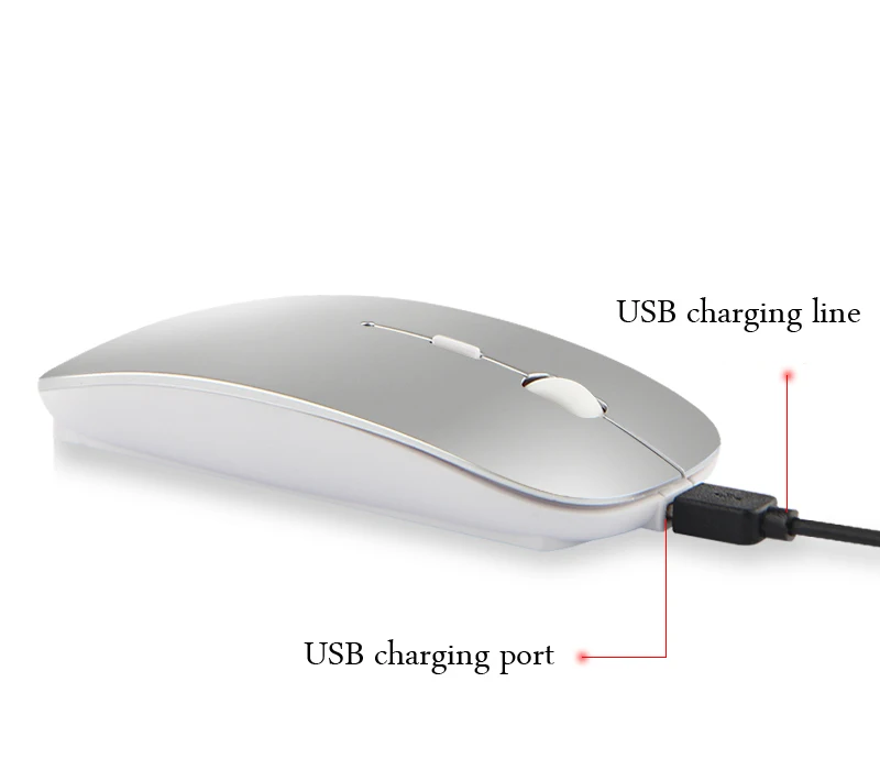 Бесшумная перезаряжаемая Bluetooth мышь для ноутбука CHUWI Hi10 Plus Pro Hi12 Hi13 Hi8 Hi9 Air Vi10 Vi8 Vi7 Surbook mini 10