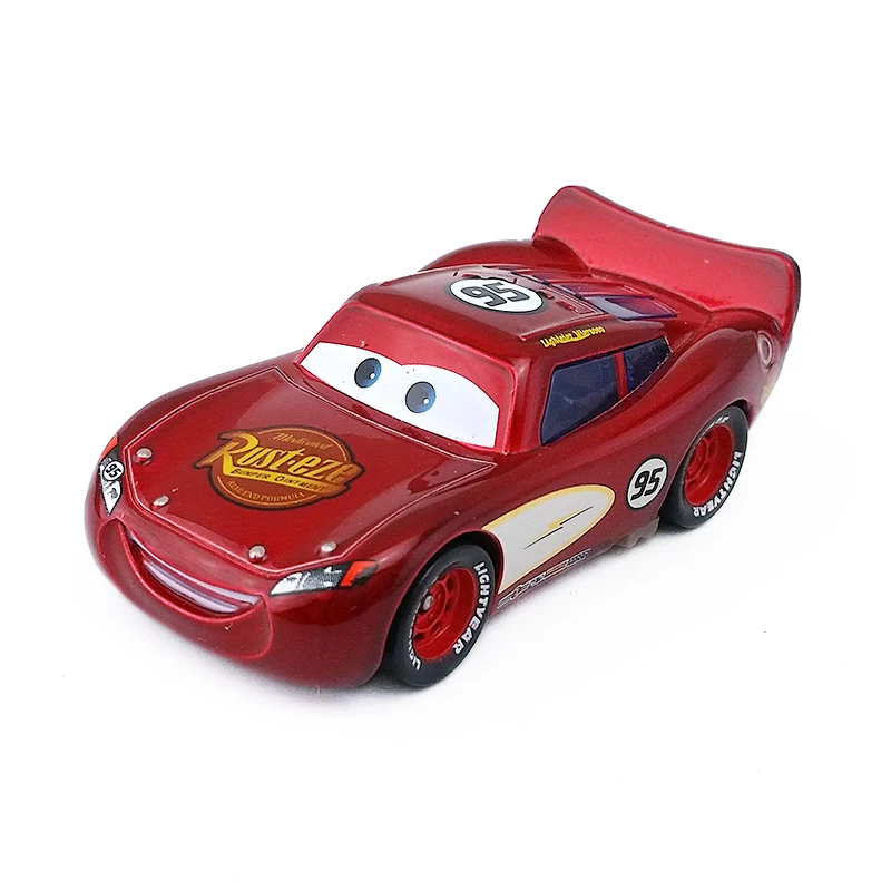 Disney Pixar Cars 2 3 Lightning McQueen Mater Jackson Storm Cruz Lizzie 1:55 литая под давлением модель игрушечного