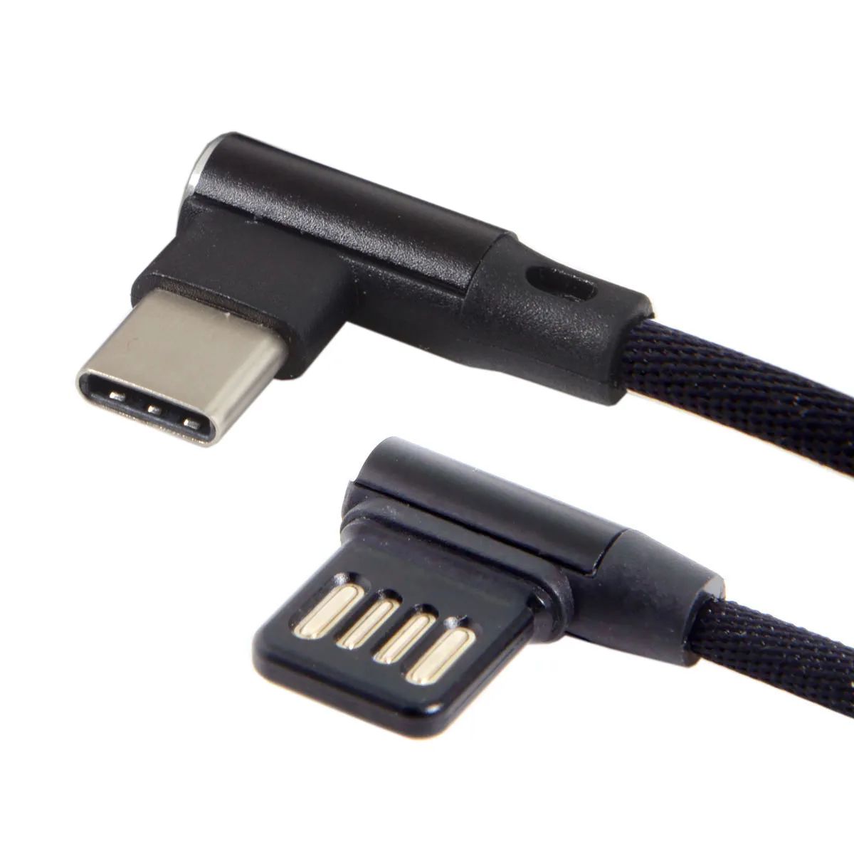 CYDZ Micro USB 5Pin/USB-C 3 1 Type-C влево и вправо Угловой 90 градусов 2 0 кабель для передачи