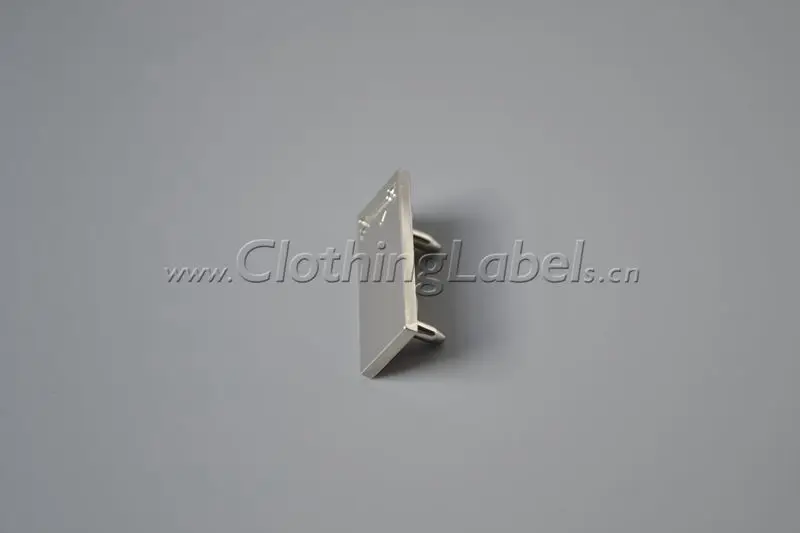Пользовательские металлические этикетки для сумок одежды обуви гравированный