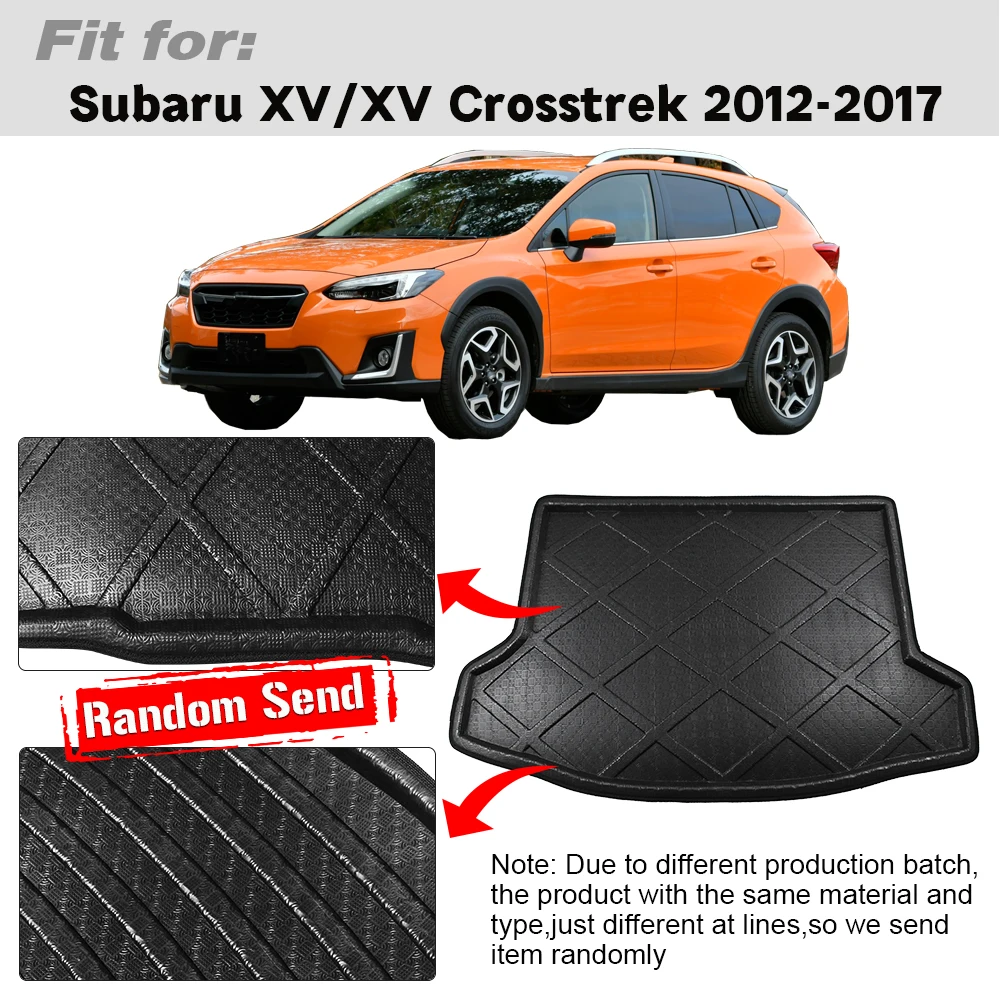 Buildreamen2 для Subaru XV / Crosstrek 2012-2017 коврик багажника автомобиля задний грузовой поднос