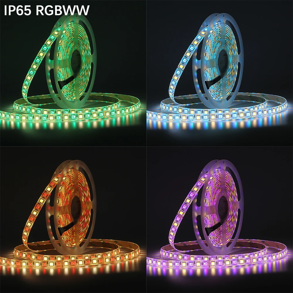 5 м DC12V Светодиодная лента 5050 SMD RGB, RGBW, RGBWW 96 Светодиодный/M белый, теплый белый 120 светодиодный/m 5050 светодиодный гибкий светильник IP20/IP65