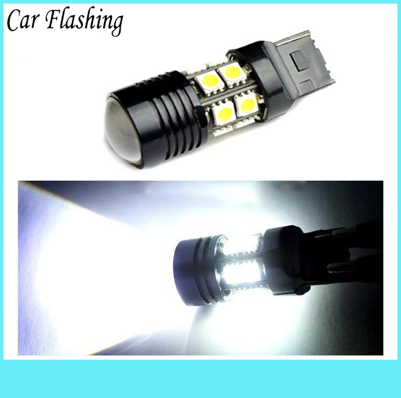 1 пара Автомобильные светодиодные лампы T20 7440 W21 WY21W 7441 чипы Cree 12 SMD 5050|t20 7440|smd 5050 ledcar