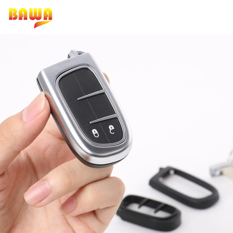 

BAWA Key Case for Jeep Cherokee 2014-2016 ABS 5 Color Car Key Case Decoration Accessories