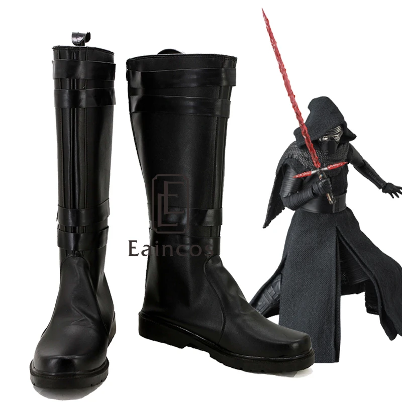 Звездные войны: Пробуждение силы Кайло Рен косплей Хэллоуин обувь для вечеринки
