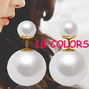 1 пара модные хит продаж дешевые серьги-гвоздики из флока яркие цвета двойной