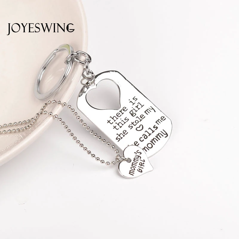 JOYESWING комплект ювелирных изделий Серебро Цвет для мамы и папы подарки Семья