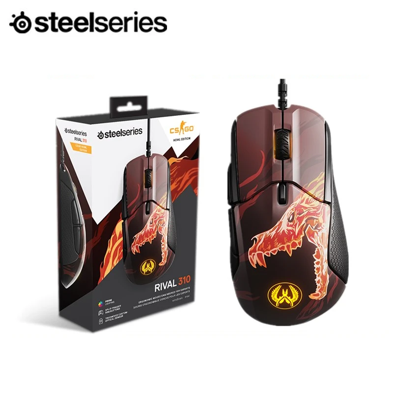 

Steelseries CSGO Howl Rival310 Roaring Limited Edition Jedi Survival E-sports Game Mouse RGB Light Effect