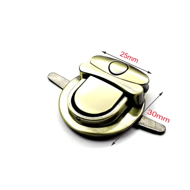 

Metal Thumb Catch Purse Lock, 25mm x 30mm or 45mm x 50mm Purse Bag Lock