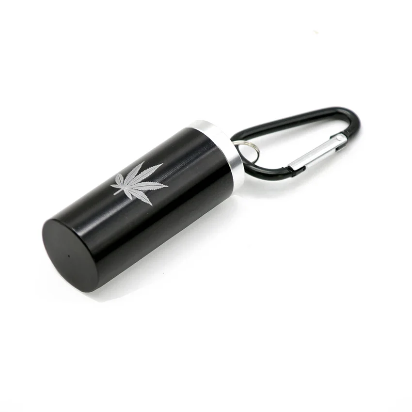 Высококачественный ящик для хранения таблеток с цепочкой ключей серебристая