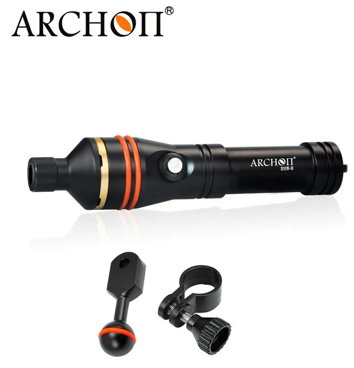 torch YS ball arm Archon CREE светодиодный светильник-вспышка для дайвинга Snoot Подводный Видео фонарь светильник 18650 перезаряжаемая батарея оборудование D11VII/W17VII - Испускаемый цвет: torch YS ball arm