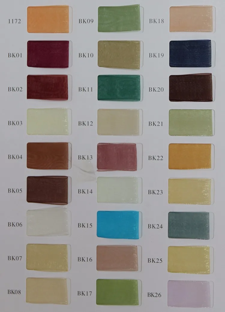 Декоративная пригласительная открытка 48 цветов (10 ярдов/партия) 1 1/2 дюйма (40 мм)