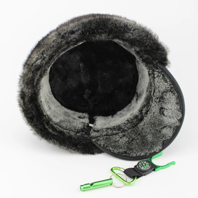 

BFDADI Winter hat 2020 new ear protector cap bomber Hats for men windproof Russian old man hats warm hat Free Shipping