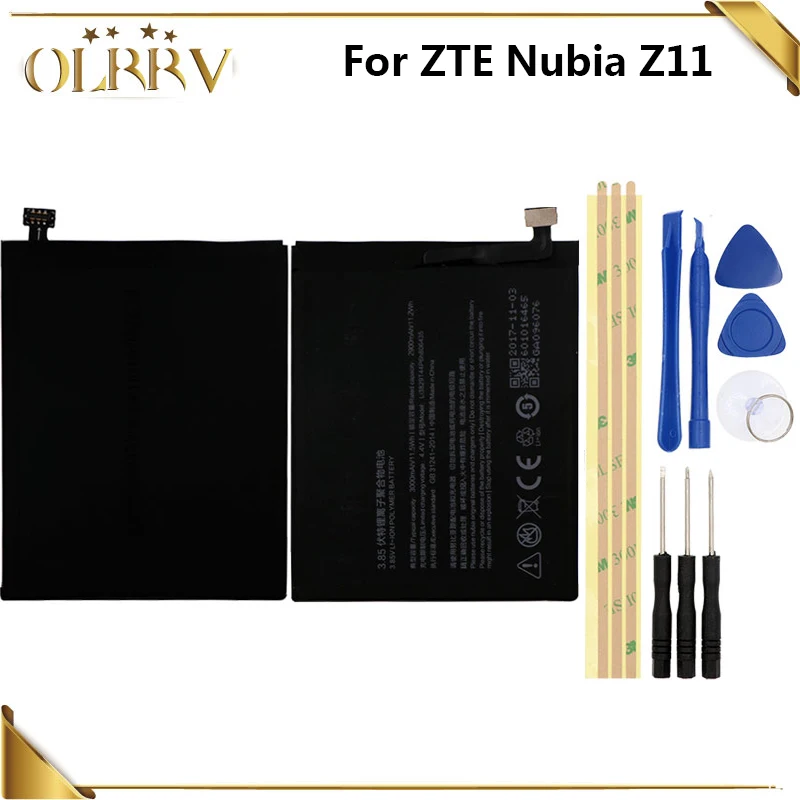 Аккумулятор для ZTE nubia z11 NX531J Li3829T44P6h806435 Bateria Batterij аккумулятор 3000 мАч + разборные