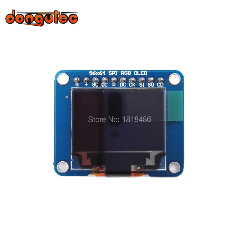 0 95 дюймов 96x64 красный зелёный синий SSD1331 Привод IC OLED коммутационная плата 16 бит