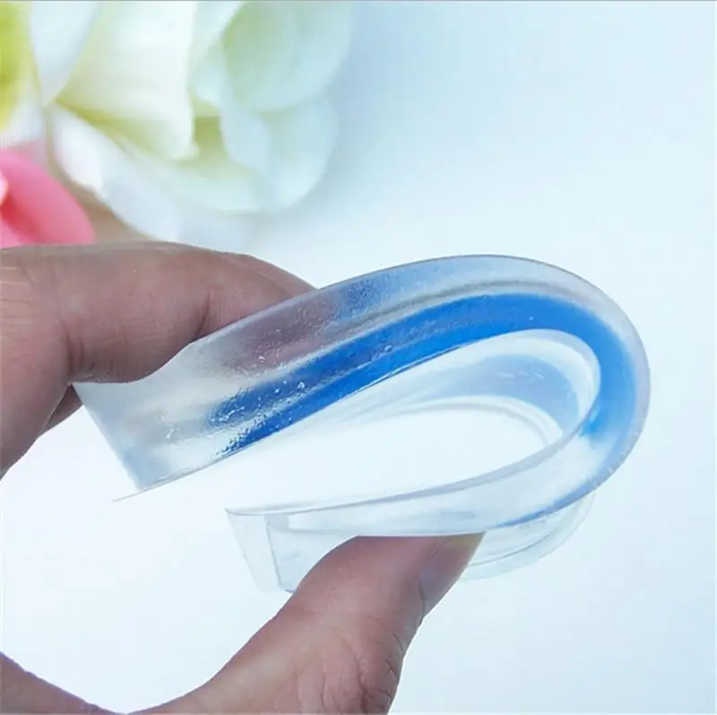 

1 Pair Spur Support Shoe pad feet care Inserts health Silicon Gel heel Cushion insoles soles relieve foot pain protectors