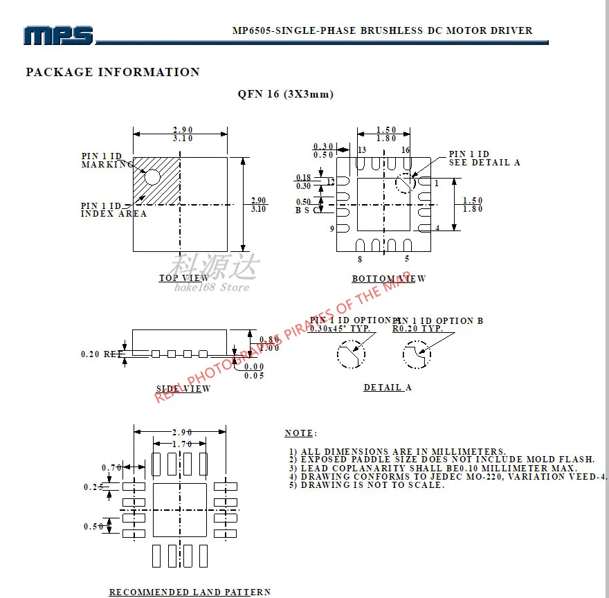 5 шт./лот MP6505DQ MP6505 ADBC QFN | Электроника