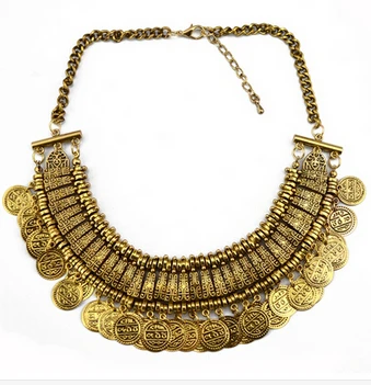 2014 Новый Винтажный стиль серебряный резной цветок буквы круглые монеты кисточки