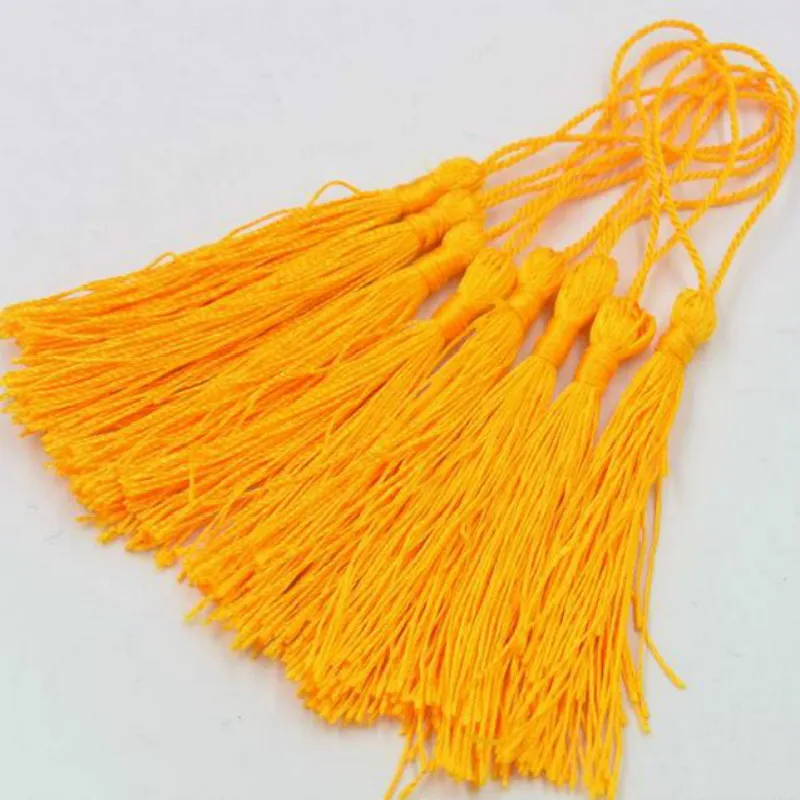 10 шт. Мини Короткая подвеска из хлопка с кисточками ручной работы для