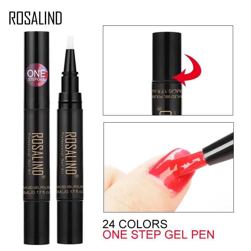 2019 Explosion Makeup Tool Newest 3 In 1 Gel Nail Varnish Pen Glitter One Step Art 24 Colors Easy To Use Polish | Красота и здоровье
