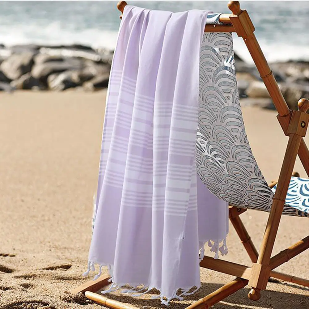 light purple Турецких Полотенце- хлопок ванной для взрослых Super Soft быстрый сухим полотенцем муслин одеяло торговой марки полотенце - Цвет: light purple