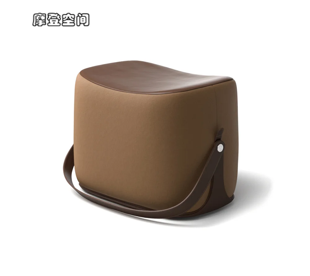 Camel fabric HI-Q стул диван пуфик/Портативный Табурет/табурет для ног/микрофибра кожа+ кашемир - Цвет: Camel fabric