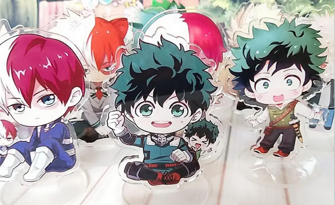 Высота каблука 10 см мой герой Академии Bakugou Katsuki /Todoroki шото акриловые фигурки на