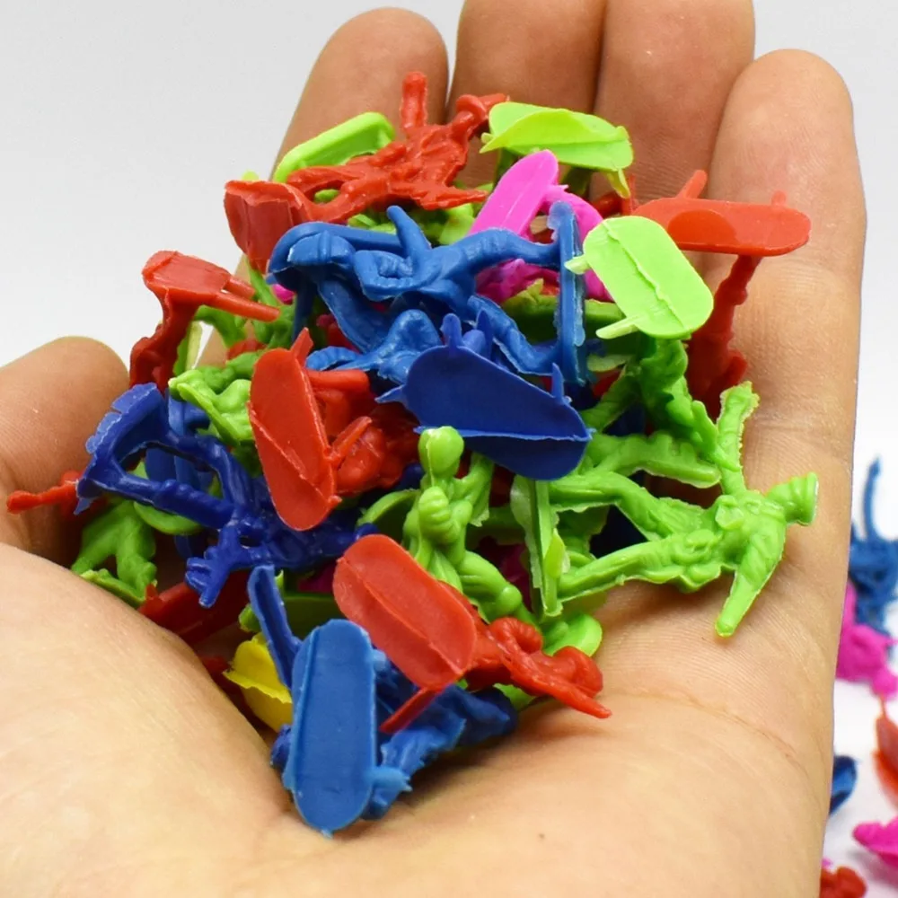 30 шт./лот военные пластиковые игрушки солдаты армейские мужские фигурки в позы