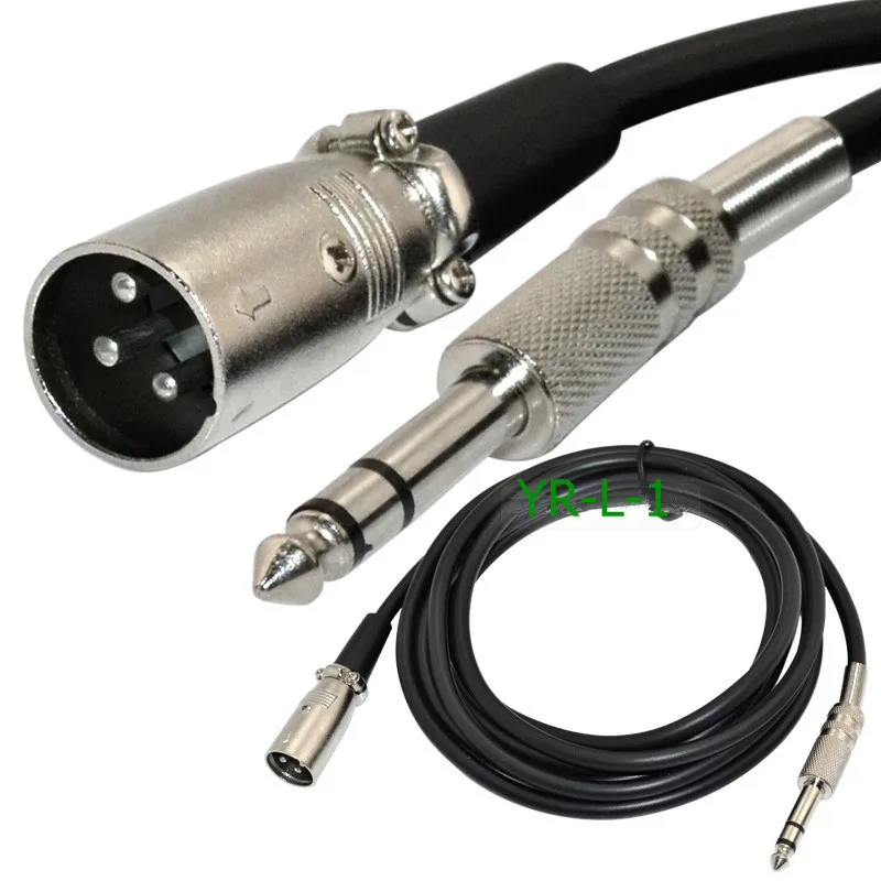 10 футов XLR Male 1/4 дюйма TRS M 6.3SP штекерным карты шин микрофонный кабель | Обустройство