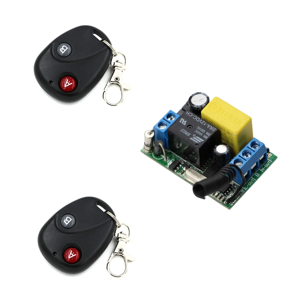 Беспроводной Радиочастотный переключатель с 2-мя клавишами 220 В переменного тока