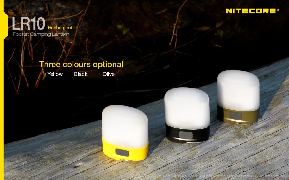 NITECORE LR10 панда USB перезаряжаемые Фонари 9* Высоко-ультратонкое естественное освещение CRI светодиодов Макс 240 люмен Открытый Кемпинг светильник со встроенным 1200 мАч батарея