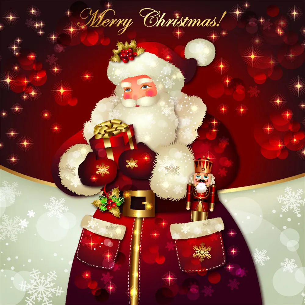 Занавеска для душа 3D Рождественский стиль детская Ванная комната