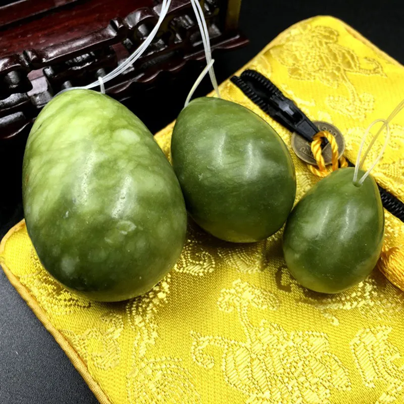 Массажные шарики из натурального нефрита для женщин 3 шт. массажные подтяжки