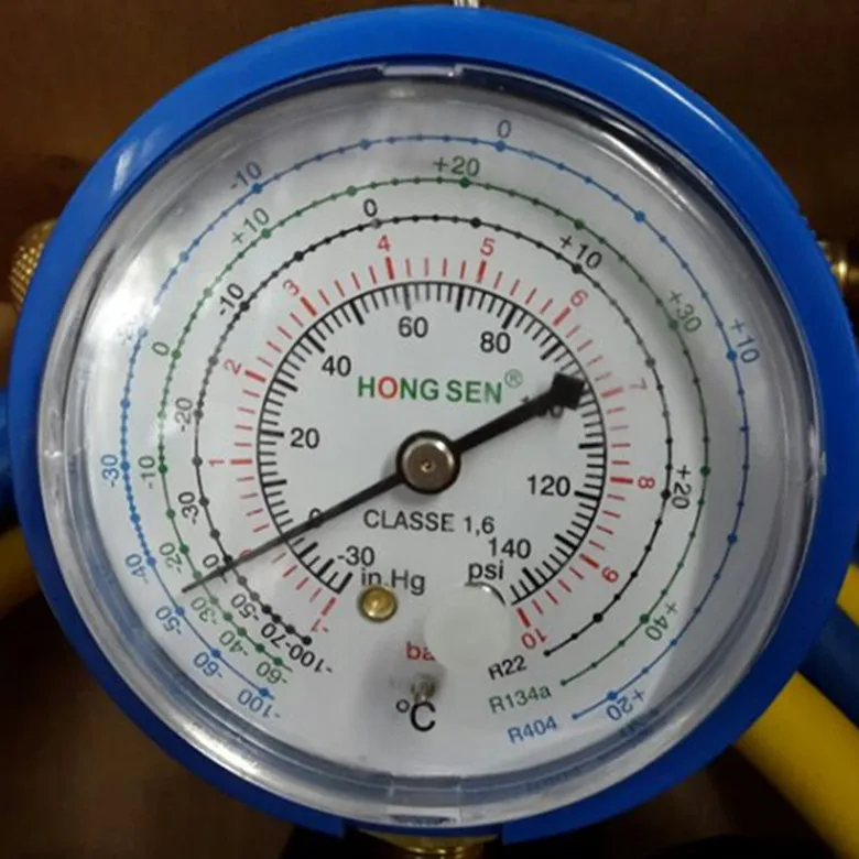 Единичный манометр для R410 с шлангом низкого давления 2 шт.|gauge shear|gauge stainless steel