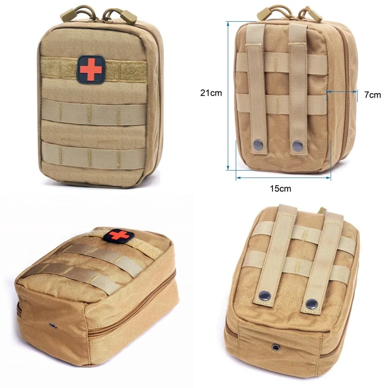 CQC 1000D практическая тактическая медицинская сумка, аптечка EMT, аварийная Военная уличная охотничья сумка IFAK EDC, набор для выживания