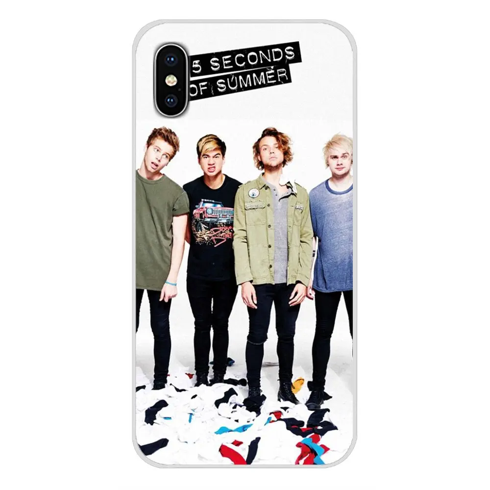 TPU Чехлы для Apple iPhone X XR XS MAX 4 4S 5 5S 5C SE 6 6S 7 8 Plus ipod touch Luke Hemmings Seconds Of Summer 5sos | Мобильные
