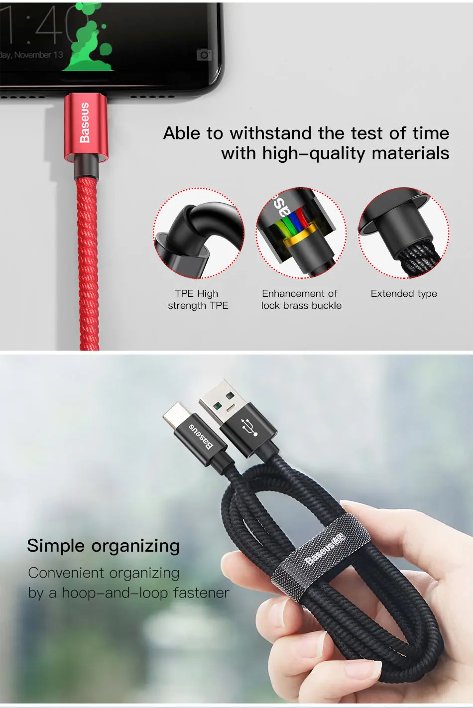 Baseus 5A Surpercharge usb type C кабель для huawei P30 Pro mate 30 Pro USB C кабель Qucik Charge 3,0 Быстрая зарядка для Xiaomi 8 9