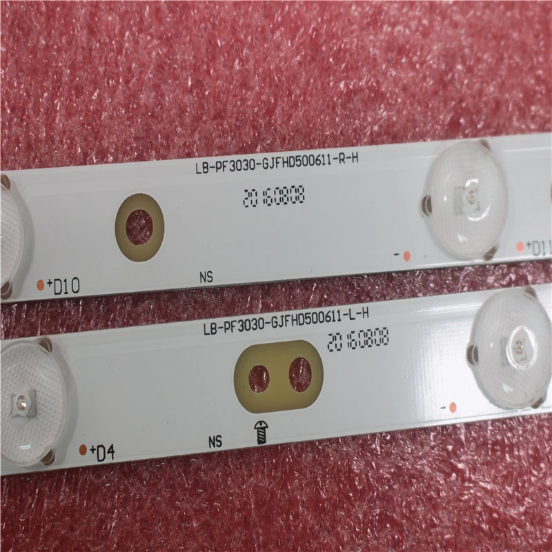 1005 мм светодиодный Подсветка полосы для Philips 50 дюймов LB-PF3030-GJFHD500611-L/R-H детали для ТВ 2 шт