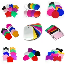 100pcs Wholesale Dog Tag Personalized Pet Collar Accessories Aluminum Custom Dog Name Phone Tag Military Paw Bone Heart ID Tags 100pcs Wholesale Dog Tag Personalized Pet Collar Accessories Aluminum Custom Dog Name Phone Tag Military Paw Bone Heart ID Tags