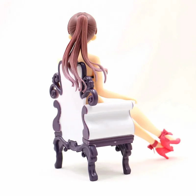 Аниме Saenai Heroine No Sodatekata katou Megumi стул купальник Ver ПВХ фигурка Коллекционная модель
