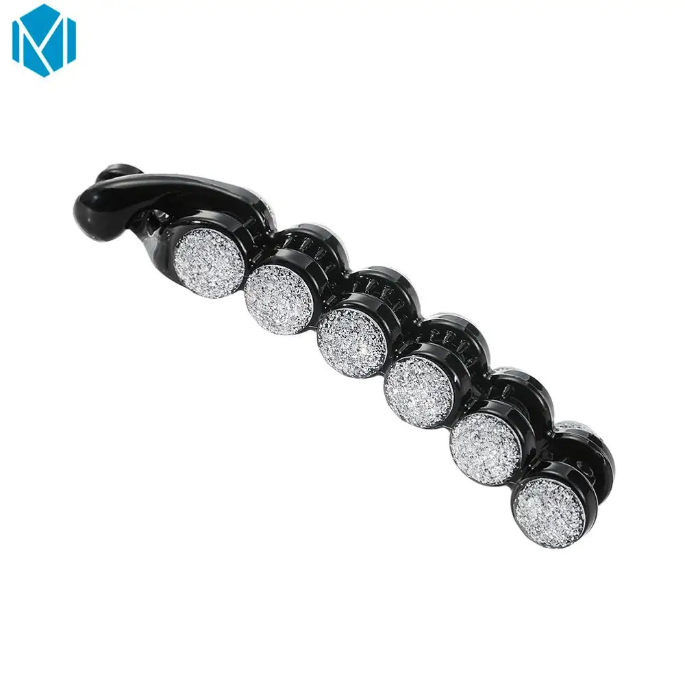 FJ0315A M MISM 10 см корейская модная заколка для волос с кристаллами банан заколки крабы для волос женские элегантные Геометрические свадебные аксессуары для волос - Цвет: FJ0315A