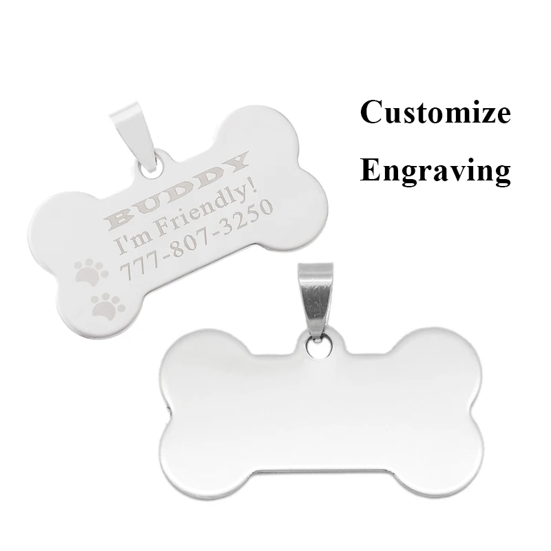 10 шт. подвеска для собаки из нержавеющей стали | Украшения и аксессуары