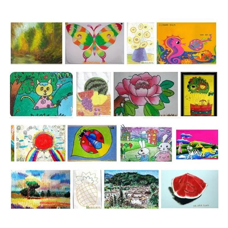 18 разных цветов комплект для детей карандашный рисунок принадлежности рисования