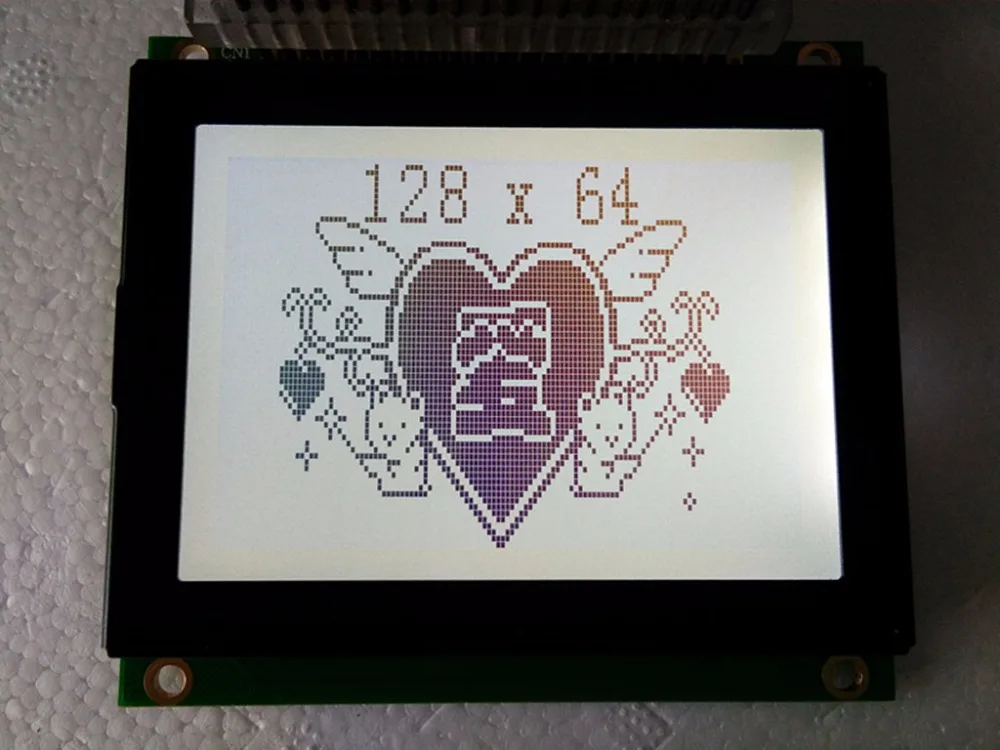

78X70mm 12864C LCD Module LCD128X64 Blue screen / yellow green screen 3.3V/5V